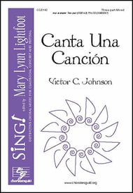 Canta una Cancion Three-Part Mixed choral sheet music cover Thumbnail